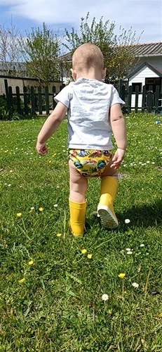 Pieluszka z kieszonką OS jednorzędowa SMOKI