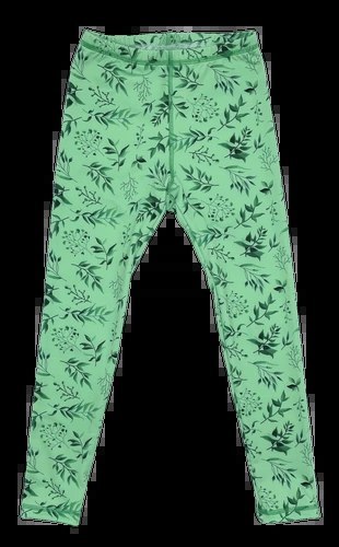 Długie Legginsy Dziecięce - Zielone Miętowe