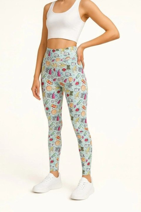 Długie Legginsy z Wysokim Stanem - You Go Girl