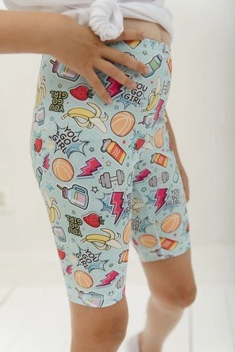 Krótkie Legginsy Dziecięce - You Go Girl