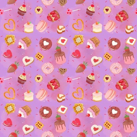 Chłonna MATA do przewijania SŁODYCZE