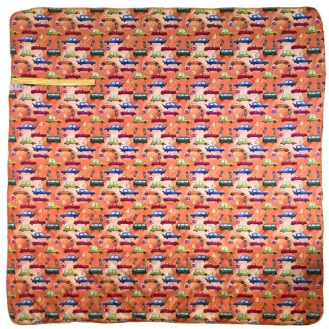 DUŻA (120x120cm) Chłonna MATA do przewijania AUTA