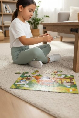 Długie Legginsy Dziecięce - Sage Mint