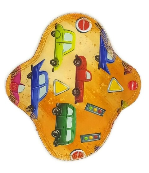 MAŁA Podpaska wielorazowa bamus-coolmax - AUTA