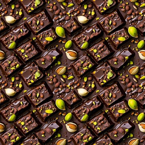 Pielucha wielorazowa dla dorosłych typu OTULACZ z wkładem - DUBAJSKA CZEKOLADA