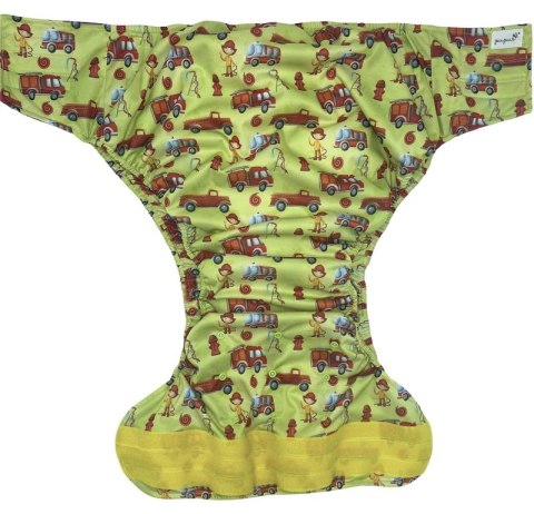 Pielucha wielorazowa dla dorosłych typu otulacz z wkładem - Straż Pożarna