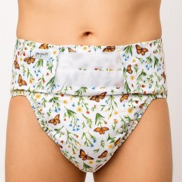 Pielucha wielorazowa dla dorosłych z wkładem - W TRAWIE