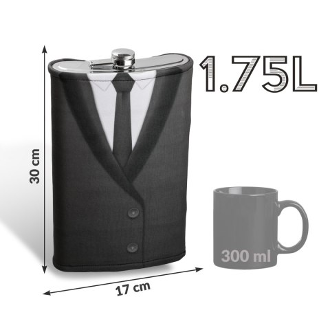 Gigantyczna Piersiówka Gentleman prezent dla Taty