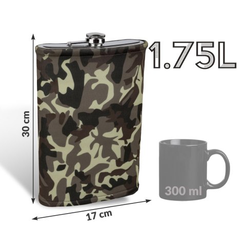 Gigantyczna Piersiówka Militarna dla mężczyzny