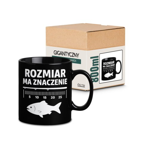 Gigantyczny Kubek Wędkarza - Rozmiar ma znaczenie - Prezent dla wędkarza