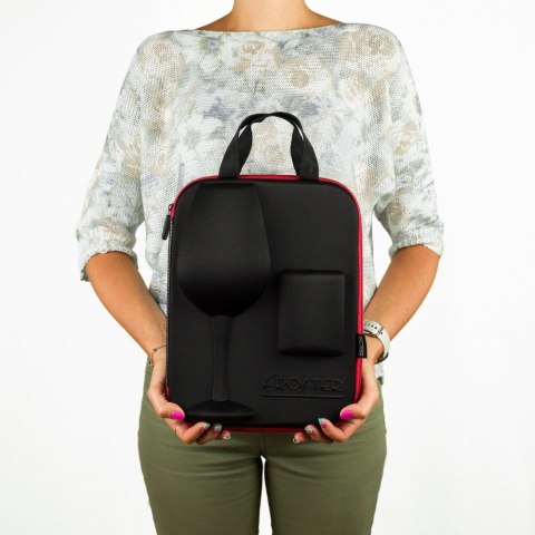 Kieliszek i szklanka w etui dla pary dwojga nadruk