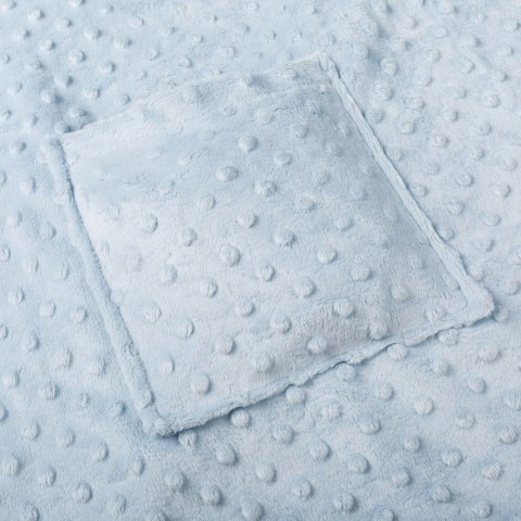 Kocyk do wózka fotelika samochodowego szary minky