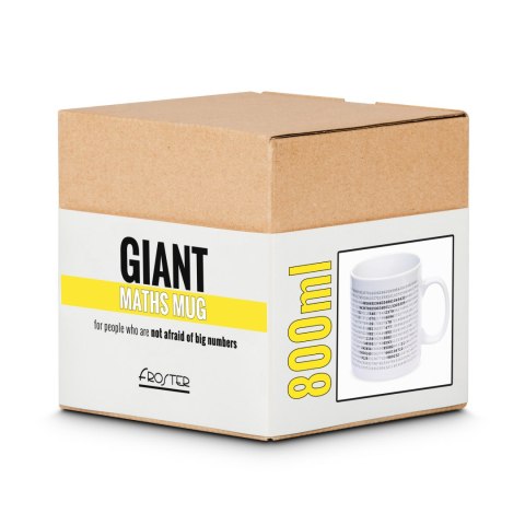 Gigantyczny Kubek Matematyka dla studenta prezent