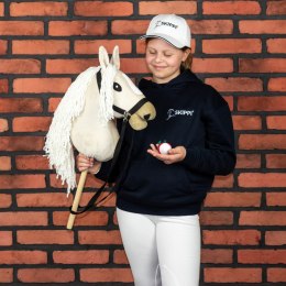 Konik na kiju z kantarem - Hobby Horse Skippi - Almond - A3 - prezent