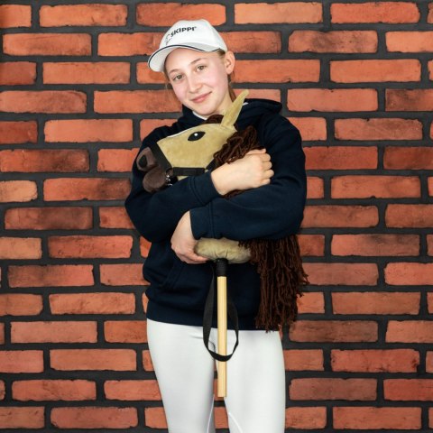 Konik na kiju z kantarem - Hobby Horse Skippi - Karmel - A3 - prezent