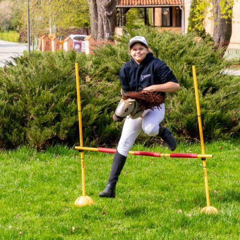 Konik na kiju z kantarem - Hobby Horse Skippi - Karmel - A3 - prezent