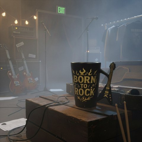 Kubek Gitara Elektryczna - V Style - prezent dla fana rocka, dla gitarzysty