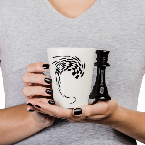 Kubek Szachisty Królowa prezent dla szefa szefowej