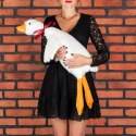 Maskotka Gęś Pluszowa XL 90 cm - eko wkład ogrzewający z pestek wiśni