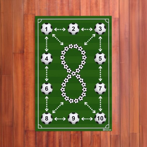 Mata piłkarska Sprintigo ProMat XXL 180x120 - antypoślizgowa amortyzująca