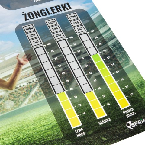 Zdrapka Piłkarza Sprintigo - motywacyjny prezent dla młodego piłkarza