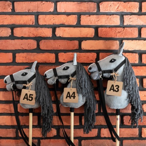 Hobby Horse Skippi - Szary A5 - prezent dla dziewczynki - lekki i poręczny