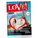 Ramka na zdjęcia LOVE okładka magazynu prezent