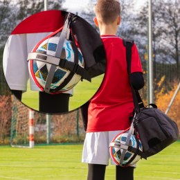Uchwyt na piłkę Sprintigo - czerwony x szary x czarny - torba na piłkę