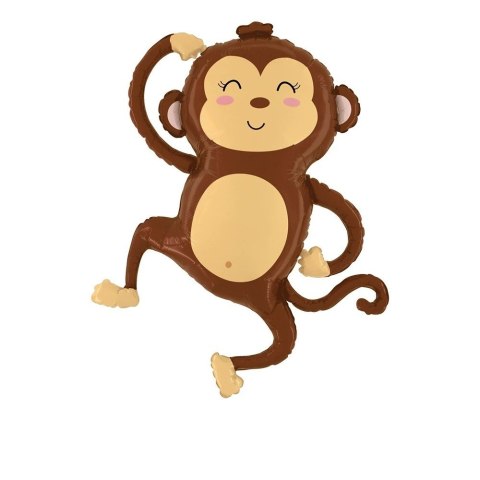 Balon foliowy Małpa 60x76 cm