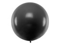 Balon lateksowy Gigant, Czarny, Pastel Black, 1m, 1 szt.