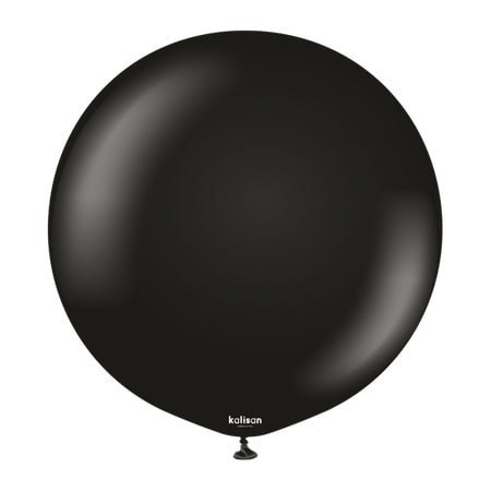Balony lateksowe Black, czarne 60cm, 2 szt.