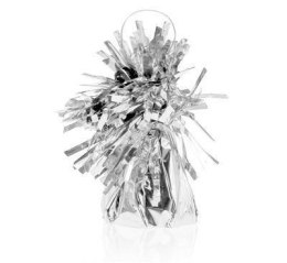 Ciężarek do balonów, foliowy srebrny 145g.