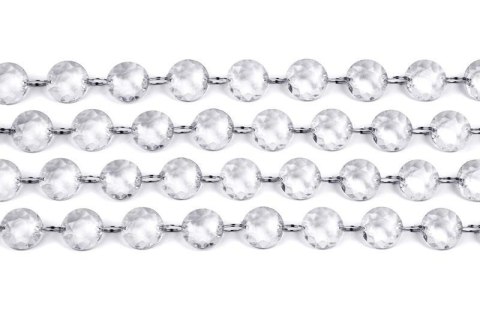 Girlanda kryształowa, bezbarwny, 1m