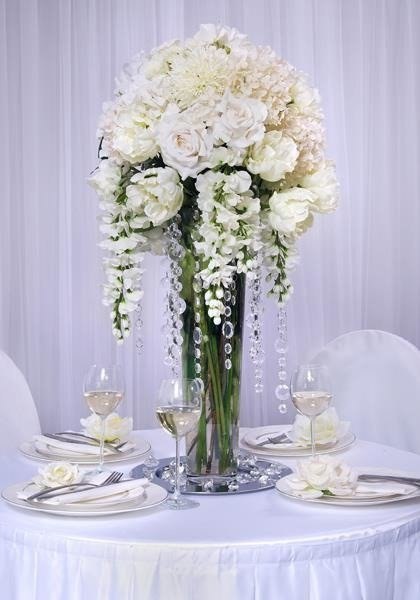 Girlanda kryształowa, bezbarwny, 1m