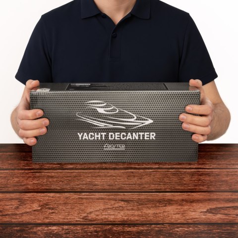 Karafka Jacht FROSTER 1L - prezent na urodziny - dla Taty Dziadka Brata