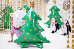 Stojący balon foliowy Choinka, 78x94cm