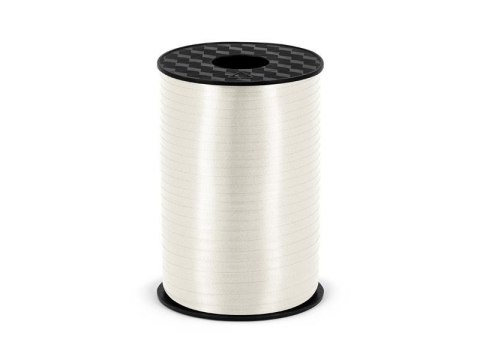 Wstążka plastikowa, biały, 5mm/225m