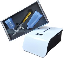 Aerograf z kompresorem precyzyjny pistolet