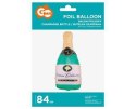 Balon foliowy Butelka Szampana, 73x31 cm