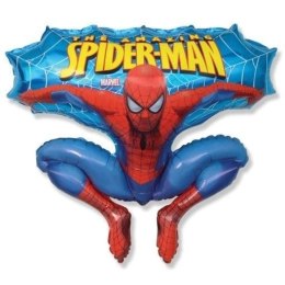 Balon foliowy - Spiderman, 53 cm niebieski