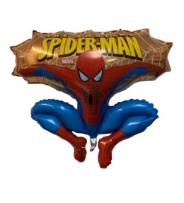 Balon foliowy - Spiderman, 53 cm złoty