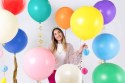 Balon lateksowy Gigant, Różowy, Pastel Baby Pink, 60cm, 1szt