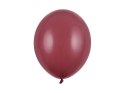 Balony lateksowe Strong, Bordowe, Pastel Prune, 30cm, 50 szt.