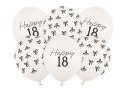 Balony zestaw na 18 urodziny, Pastel Off-white, 30cm, 6 szt.