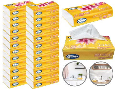 Chusteczki uniwersalne 200 szt. SŁONIK JUMBO SMART folia 2W - 900 op.