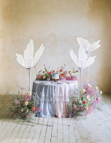 Dekoracja Motyl LED, 60cm