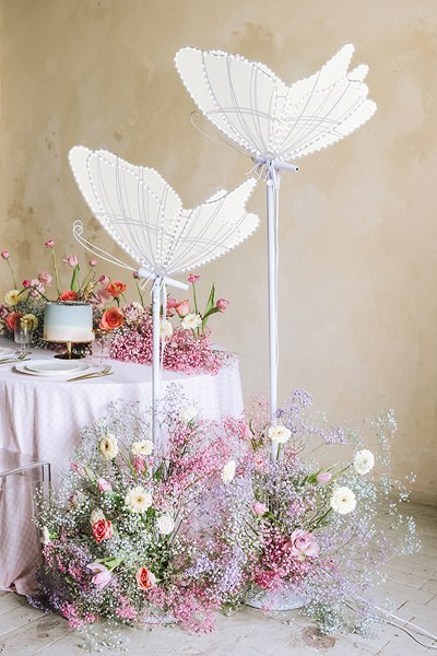 Dekoracja Motyl LED, 60cm