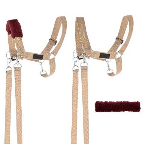 Hobby Horse A3 Skippi duży czarny, beżowy kantar, wodze, mufka