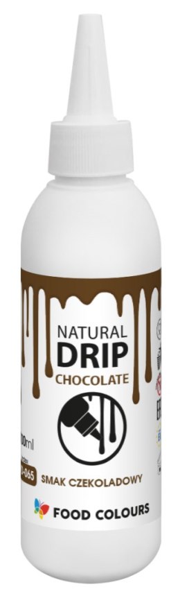Polewa Natural Drip Chocolate 100 ml Zastygająca Czekoladowa Do Tortów