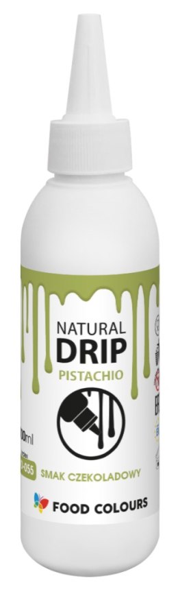 Polewa Natural Drip Pistachio 100 ml Zastygająca Pistacjowa Do Tortów